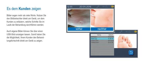 Fußpflegegerät mit Absaugung Medeas Chrome 40.000 U/Min.